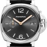 Panerai Luminor Due PAM01250 (2026) - Grijs wijzerplaat 42mm Staal (2/2)