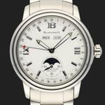 Blancpain Léman Moonphase 2763-1127 (1997) - White dial 39 mm Steel case (2/8)