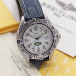 Breitling Colt Quartz A57035 (1997) - Wit wijzerplaat 38mm Staal (1/8)