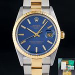 Rolex Oyster Perpetual Date 15053 (1988) - 34 mm Gold/Steel case (1/8)