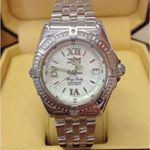 Breitling Wings Lady A67350 (2001) - Pearl dial 31 mm Steel case (2/2)