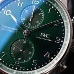 IWC Portuguese Chronograph IW371615 (2020) - Groen wijzerplaat 41mm Staal (5/6)