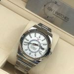 Rolex Sky-Dweller 326934 (2022) - Wit wijzerplaat 42mm Staal (3/8)