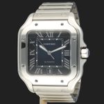 Cartier Santos WSSA0030 (2022) - Blue dial 40 mm Steel case (1/8)