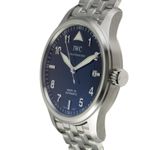 IWC Pilot Mark IW325312 (Onbekend (willekeurig serienummer)) - Zwart wijzerplaat 38mm Staal (6/8)