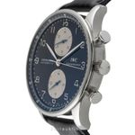 IWC Portuguese Chronograph IW371404 (Unknown (random serial)) - Black dial 41 mm Steel case (5/8)