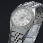Rolex Lady-Datejust 69174 (1997) - Silver dial 26 mm Steel case (6/7)