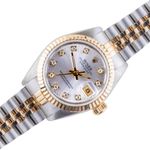 Rolex Lady-Datejust 69173 (1992) - Silver dial 26 mm Gold/Steel case (1/8)