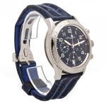 Breguet Type XX - XXI - XXII 3820 (Unknown (random serial)) - Blue dial 39 mm Platinum case (3/5)