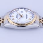 Rolex Datejust 36 16013 (1986) - White dial 36 mm Gold/Steel case (5/7)