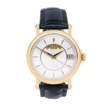 Patek Philippe Calatrava 5153J-001 (2008) - Silver dial 38 mm Yellow Gold case (1/8)