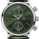 IWC Portofino Chronograph IW391405 (2026) - Green dial 39 mm Steel case (1/1)