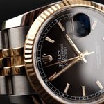 Rolex Datejust 36 116233 (2019) - Black dial 36 mm Gold/Steel case (5/8)