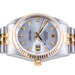 Rolex Datejust 36 16233 (1988) - Silver dial 36 mm Gold/Steel case (6/8)