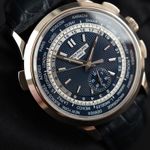 Patek Philippe World Time Chronograph 5930G-010 (2022) - Blue dial 40 mm White Gold case (8/8)