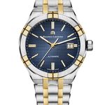 Maurice Lacroix Aikon AI6008-SY013-432-1 (2023) - Blue dial 42 mm Steel case (1/3)
