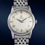 Omega Seamaster 2577 (1950) - Silver dial 34 mm Steel case (1/8)