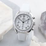 Omega Speedmaster Date 324.33.38.40.04.001 (2015) - White dial 38 mm Steel case (1/8)