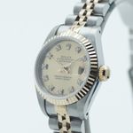 Rolex Lady-Datejust 69173 (1993) - Champagne dial 26 mm Gold/Steel case (3/8)