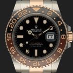 Rolex GMT-Master II 126711CHNR (2019) - Zwart wijzerplaat 40mm Goud/Staal (2/8)