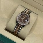 Rolex Lady-Datejust 279381RBR (2024) - Brown dial 28 mm Steel case (8/8)