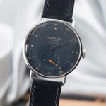 NOMOS Ludwig Automatik 271 (Onbekend (willekeurig serienummer)) - Wit wijzerplaat 40mm Staal (3/8)