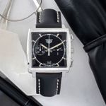 TAG Heuer Monaco CS2110 (1998) - Zwart wijzerplaat 38mm Staal (2/8)