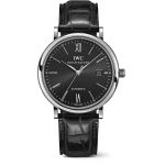 IWC Portofino Automatic IW356502 (2025) - Zwart wijzerplaat 40mm Staal (1/1)