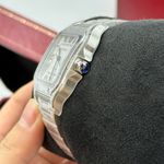 Cartier Santos WSSA0029 (2025) - White dial 35 mm Steel case (3/5)