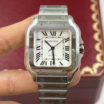 Cartier Santos WSSA0029 (2025) - White dial 35 mm Steel case (1/5)