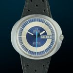 Omega Genève 166.079 (1969) - Blue dial 41 mm Steel case (1/8)