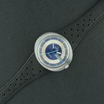 Omega Genève 166.079 (1969) - Blue dial 41 mm Steel case (6/8)
