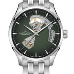 Hamilton Jazzmaster Open Heart H32675160 (2024) - Green dial 40 mm Steel case (1/5)