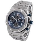 Audemars Piguet Royal Oak Offshore Chronograph 25721TI.OO.1000TI.02 (2003) - Blauw wijzerplaat 42mm Titanium (2/7)