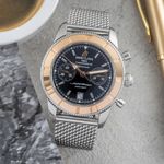 Breitling Superocean Heritage Chronograph U23370 (2012) - Black dial 44 mm Gold/Steel case (1/8)