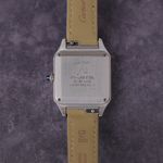 Cartier Santos Dumont WSSA0023 (Unknown (random serial)) - Silver dial 28 mm Steel case (7/8)