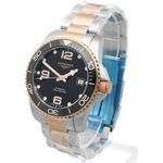 Longines HydroConquest L3.781.3.58.7 (2024) - Zwart wijzerplaat 41mm Staal (2/6)