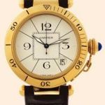 Cartier Pasha 1991 (Unknown (random serial)) - White dial 38 mm Yellow Gold case (1/1)