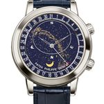 Patek Philippe Celestial 6102P-001 (2013) - Blue dial 44 mm Platinum case (1/1)