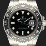 Rolex GMT-Master II 116710LN (2009) - Zwart wijzerplaat 40mm Staal (2/8)