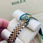Rolex Lady-Datejust 279173 (2021) - Green dial 28 mm Gold/Steel case (6/8)