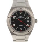 IWC Ingenieur AMG IW322702 (Unknown (random serial)) - Black dial 43 mm Titanium case (1/8)