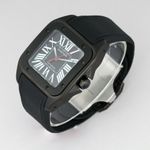 Cartier Santos 100 WSSA0006 (Unknown (random serial)) - Black dial 41 mm Steel case (3/6)