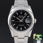 Rolex Datejust 36 116200 (2013) - Black dial 36 mm Steel case (1/8)