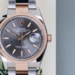 Rolex Datejust 36 126231 (2018) - 36mm Goud/Staal (5/8)