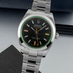 Rolex Milgauss 116400GV (Unknown (random serial)) - 40 mm Steel case (3/8)