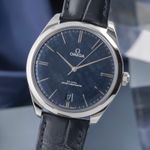 Omega De Ville Trésor 435.13.40.21.03.001 (Unknown (random serial)) - Blue dial 40 mm Steel case (3/8)