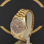 Rolex Day-Date 36 18238 (1992) - Brown dial 36 mm Yellow Gold case (3/7)