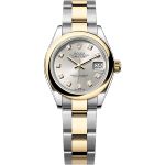 Rolex Lady-Datejust 279163 (2025) - Zilver wijzerplaat 28mm Goud/Staal (1/1)