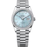 Rolex Day-Date 36 128396TBR (2025) - Blauw wijzerplaat 36mm Platina (1/1)
